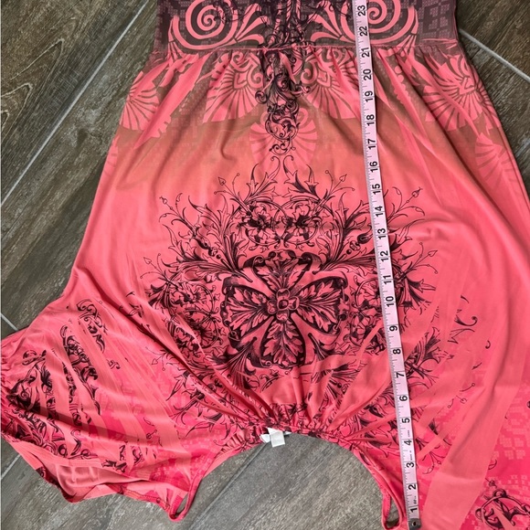 Cache Pink Graphic Tunic with 3/4 Sleeves - Picture 9 of 12